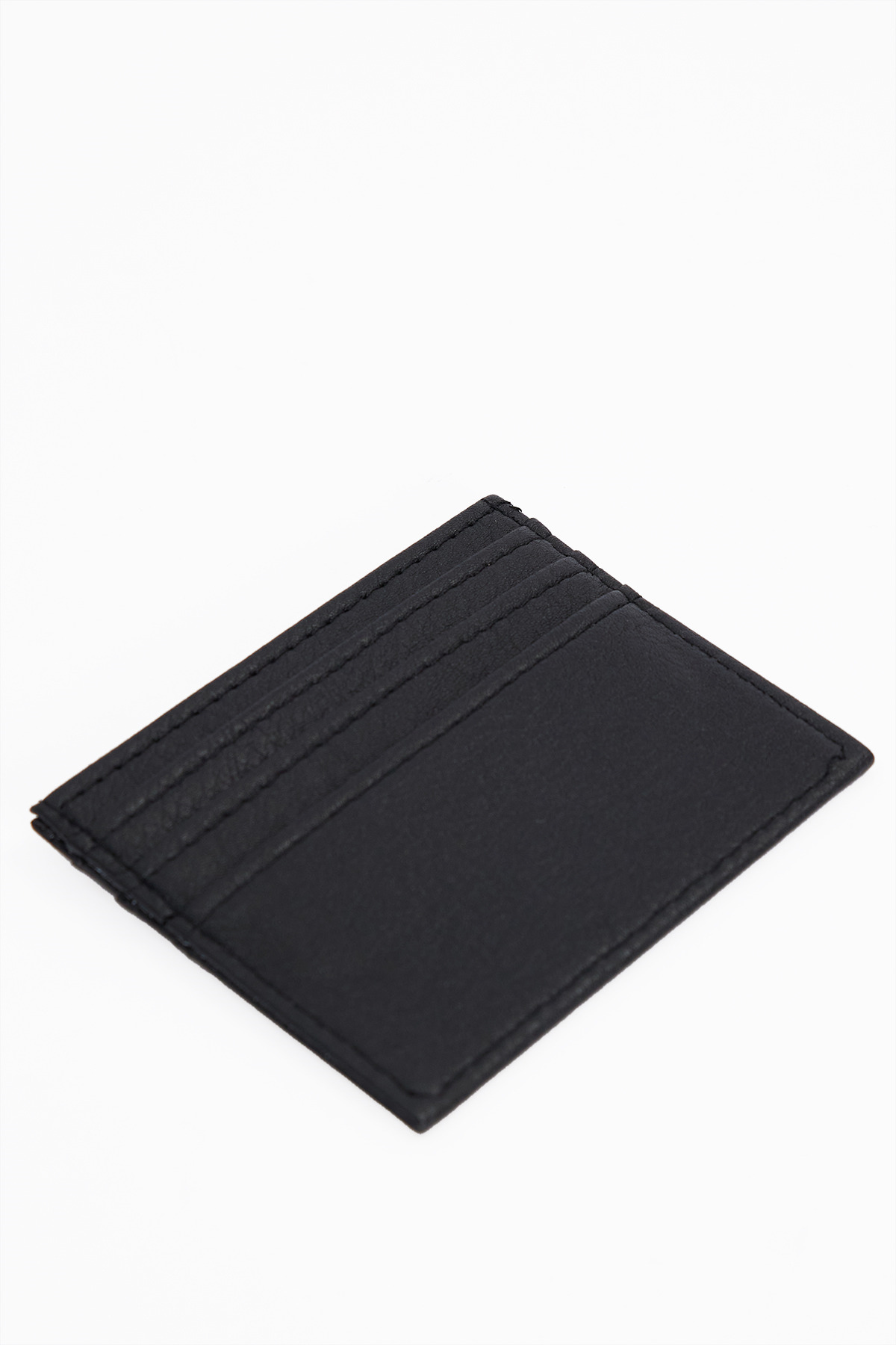 Tudors  Suni Deri Siyah Erkek Kartlık - Görsel 4