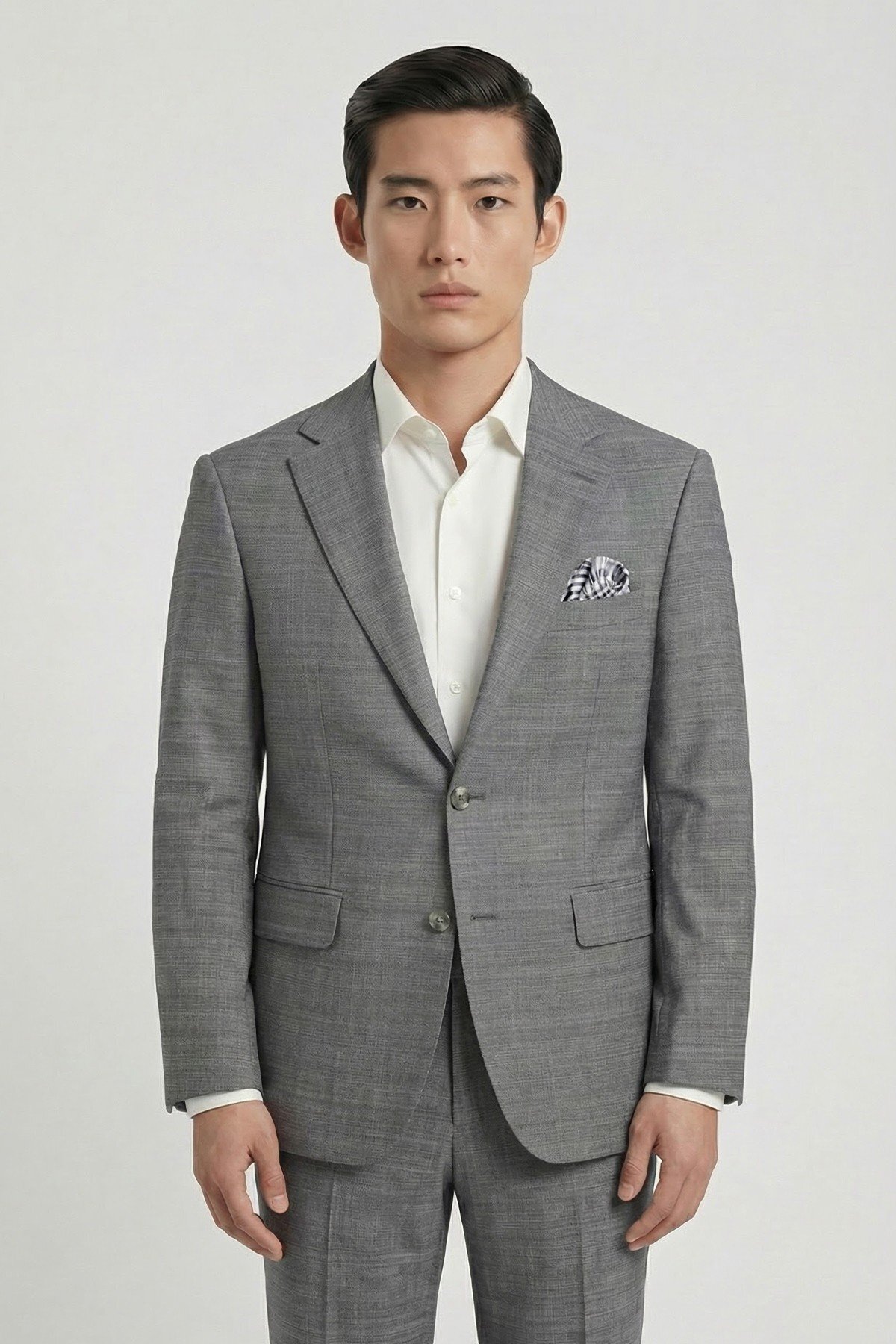 Giotelli  Erkek Viskon Karışımlı 5 Drop Klasik Antrasit Takım Elbise