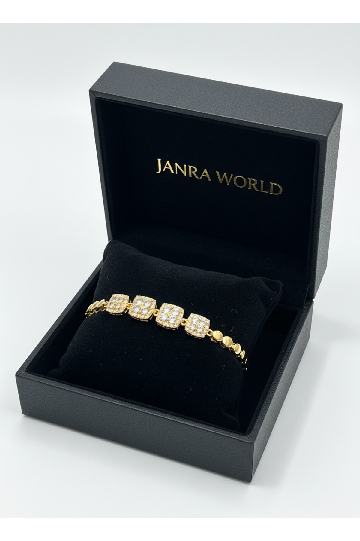 Zircon Rhinestone Evening Bracelet – Wedding Engagement Henna Invitation Special Day Gift Gift Boxed