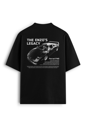 Petrolheads Club Ferrari F40 Oversize T-Shirt