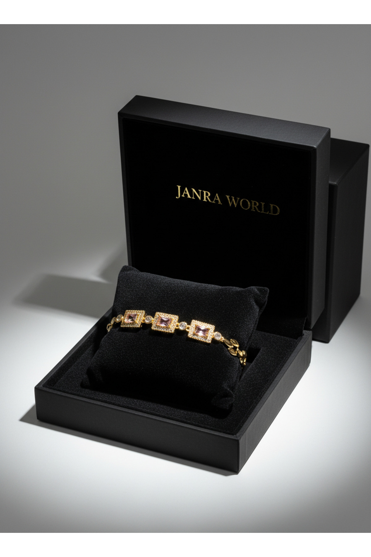 Zircon Rhinestone Evening Bracelet – Wedding Engagement Henna Invitation Special Day Gift Gift Boxed