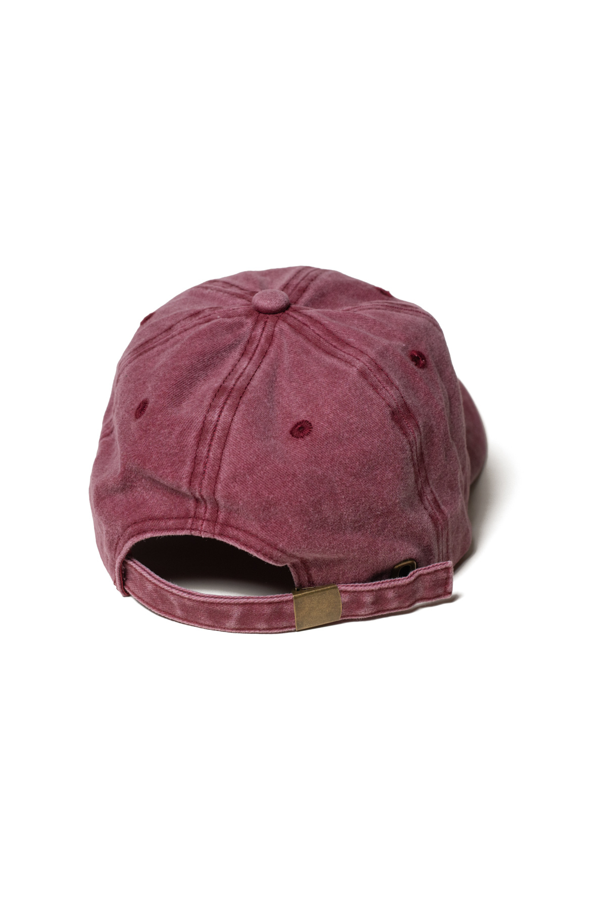 Nome Studio Yazı Nakışlı Bordo Şapka Anyways Minimal Streetwear ve Açık Pembe Yazı Nakışlı Pamuklu Şapka görsel 3