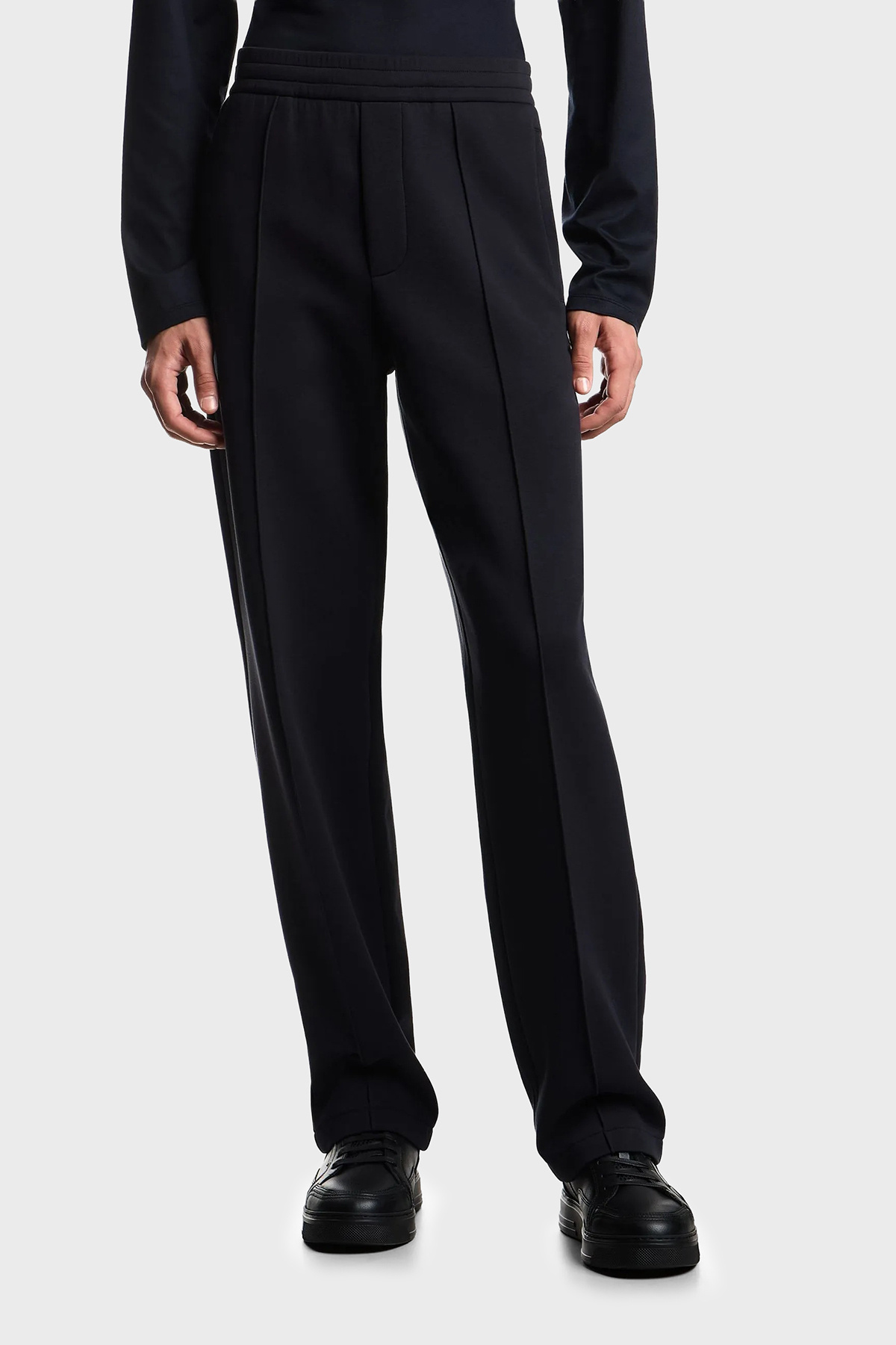 Emporio Armani Cotton Regular Fit Normal Waist Straight Leg Green
