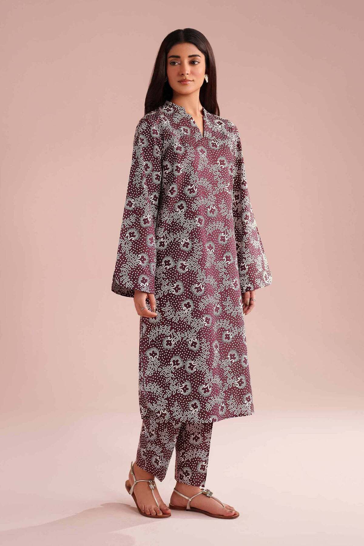 Nishat Linen 2 Piece - Printed Suit - PE 26-180