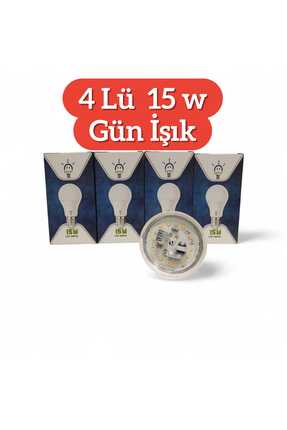 AynurLED 4 LÜ GÜN İŞIKI 15W LED AMPÜL