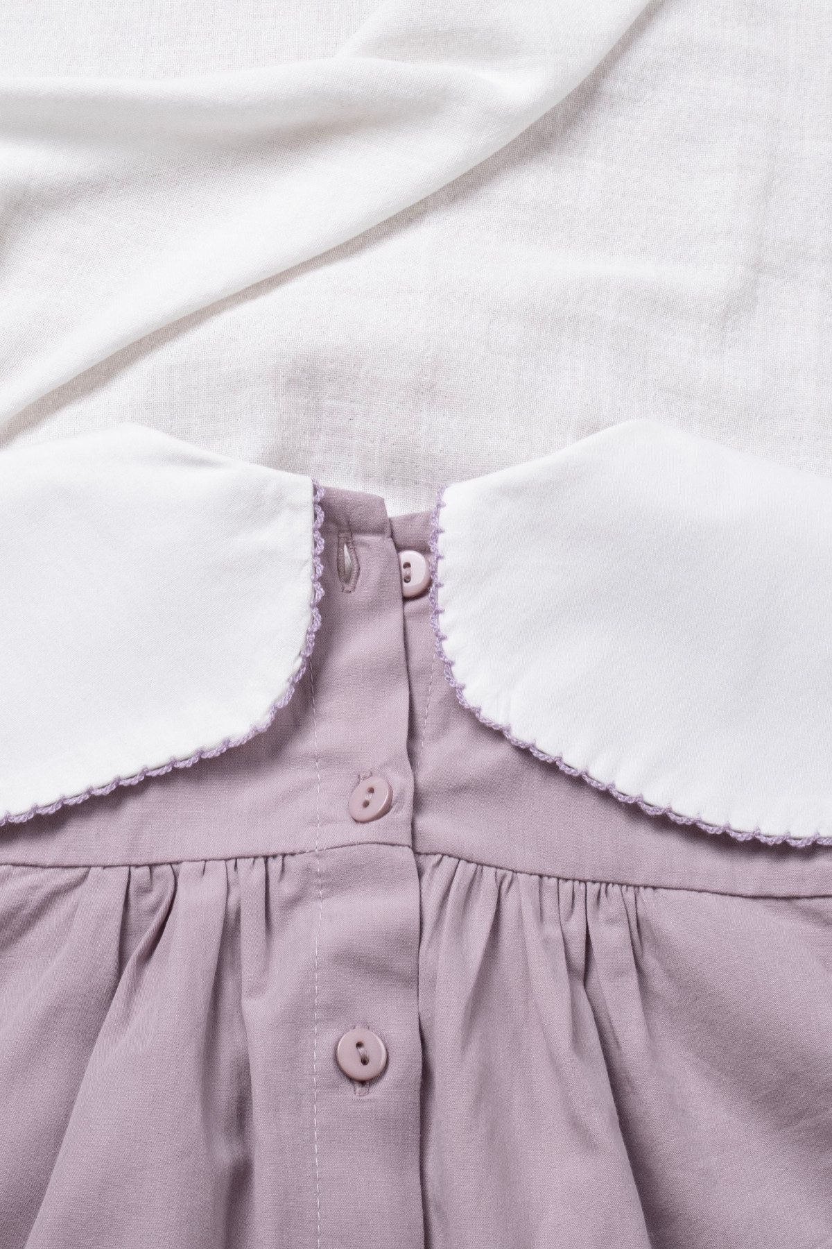 Vauva Nakışlı Elbise Kız Çocuk Yakalı Nakış Detaylı Bayramlık Elbise fotoğrafı 5 (önizleme)