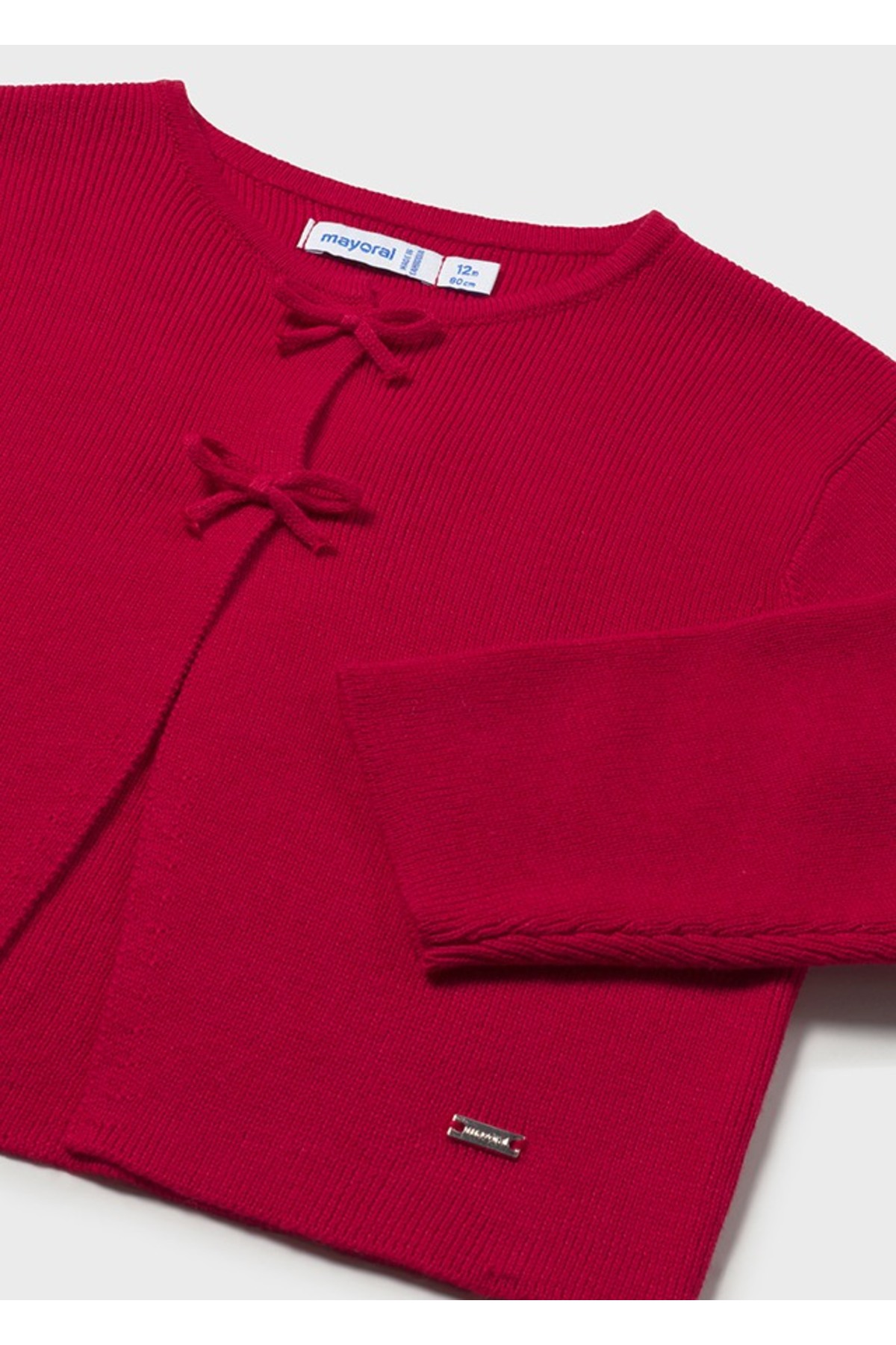 Mayoral Kız Bebek Fiyonklu Örme Hırka 1307 fotoğrafı 3 (önizleme)