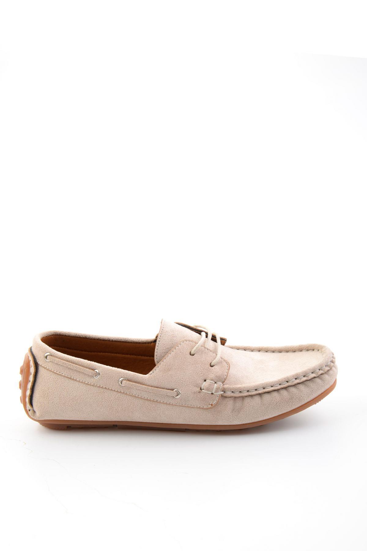 Bambi Bej Kadın Loafer Ayakkabı K01309000572 görsel 2