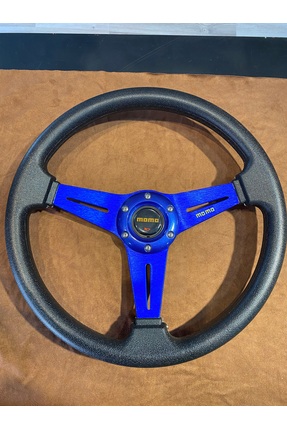 GÜNGÖR OTO AKSESUAR MAVİ METAL GÖBEK MOMO DİREKSİYON