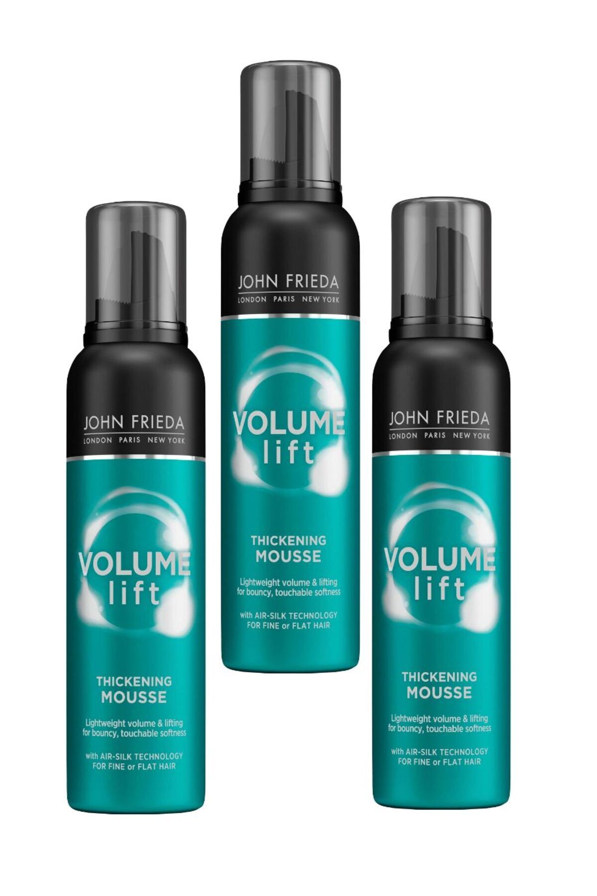 John Frieda جان فریدا موس موی حجم دهنده لوکس ۲۰۰ میلی لیتری، ۳ بسته — jf206