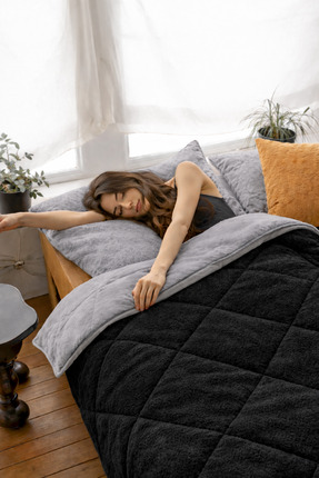 beyazlale Pamuklu Lüks Çift Taraflı Çift Kişilik Welsoft Yorgan | 195x215cm