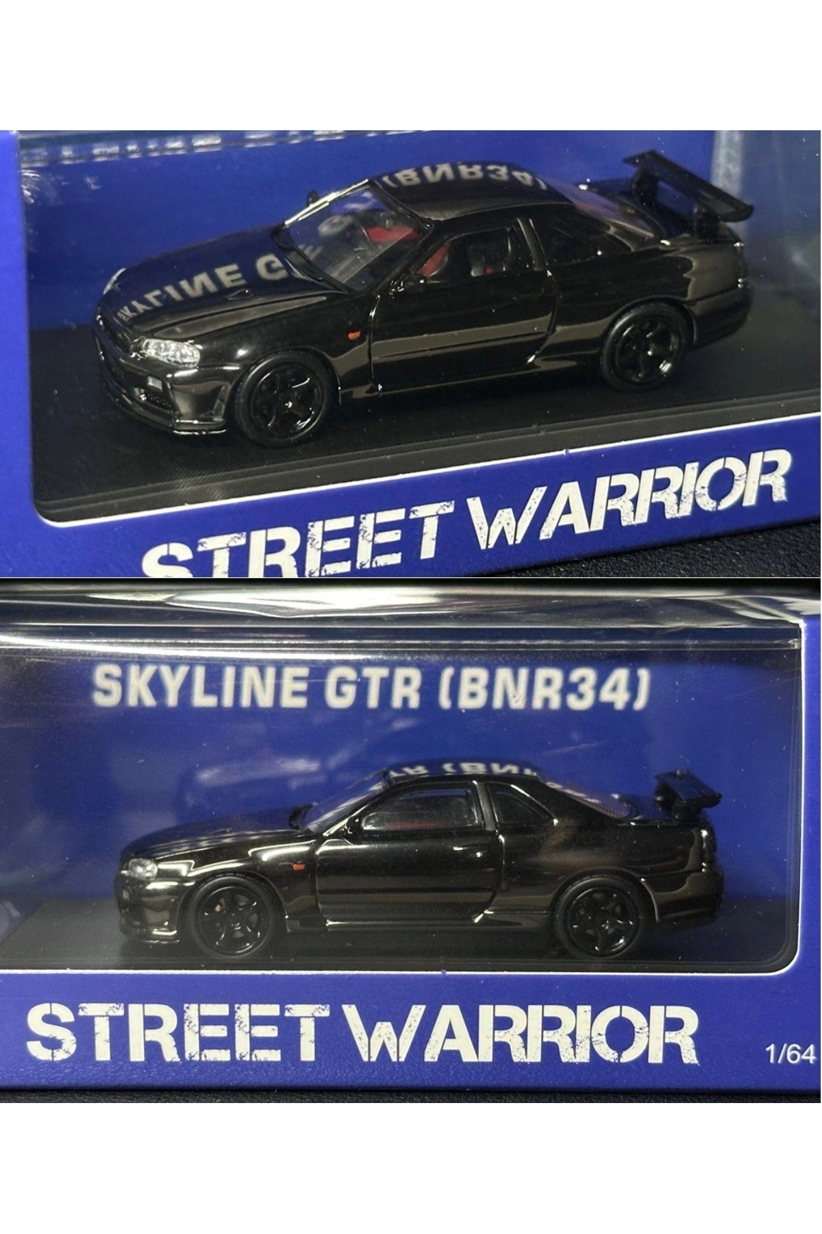 HOT WHEELS Street Warrior Nissan Skyline R34 GTR V-Spec II (Chrome