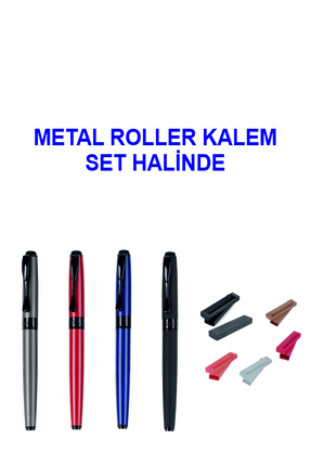 Okul Materyali Metal Roller Kalem SET HALİNDE