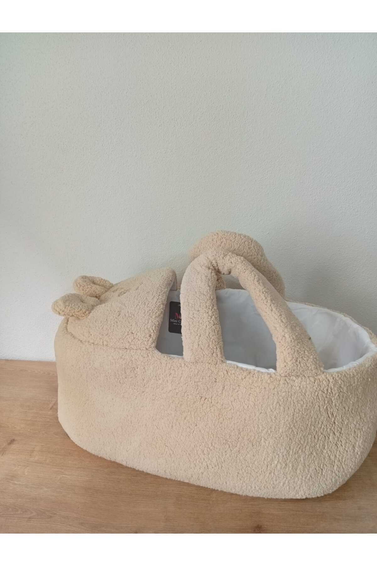 İLALKİDS Ayıcıklı Pelüş Bebek Taşıma Çantası Anne Bebek Bakım Çantası fotoğrafı 2 (önizleme)