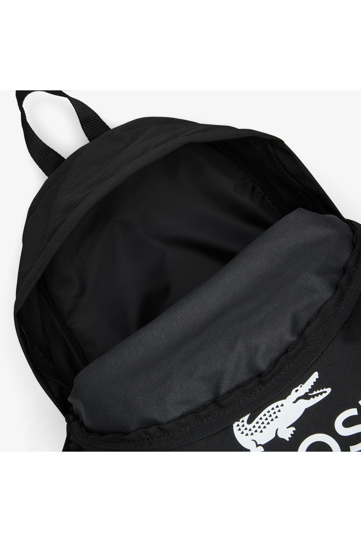 Lacoste Erkek Baskılı Siyah Sırt Çantası görsel 4