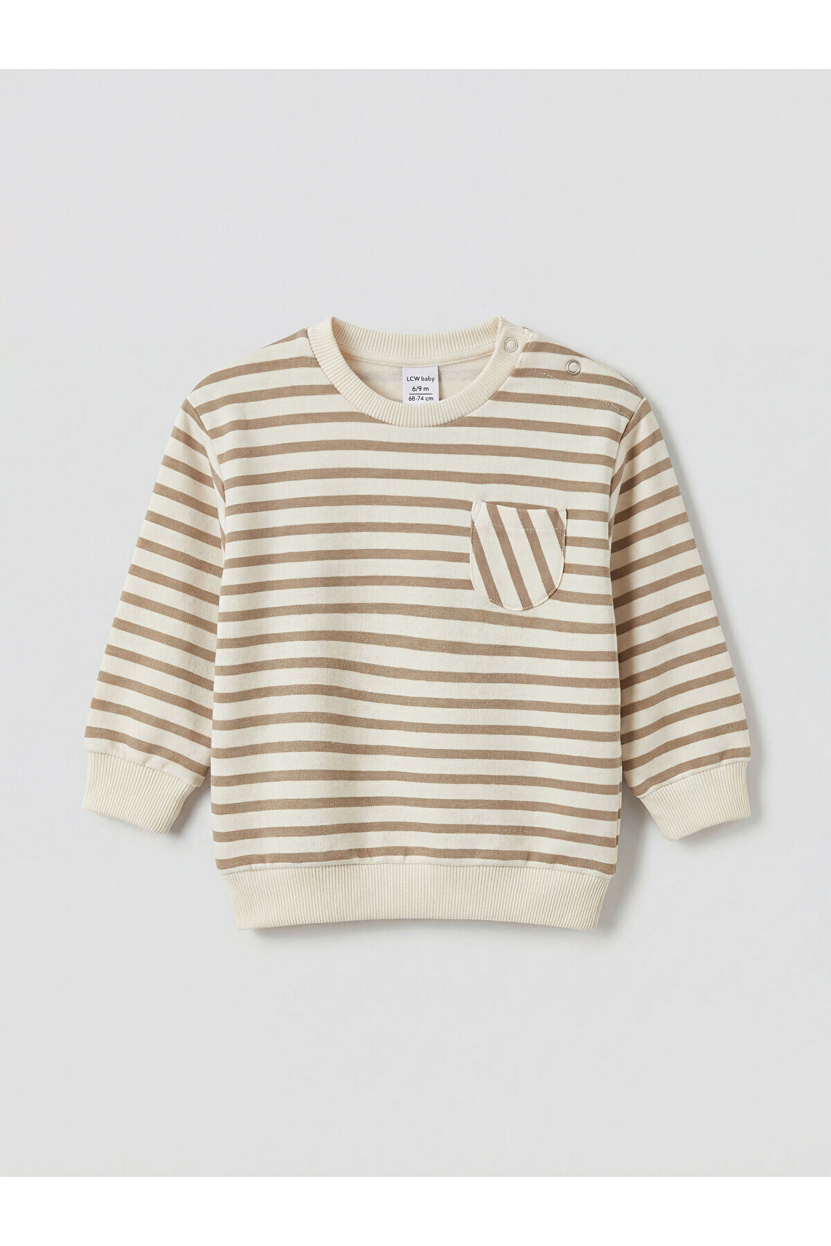 LC Waikiki Nevaa Collection Ekru Erkek Bebek Sweatshirt ve Jean Pantolon fotoğrafı 2 (önizleme)