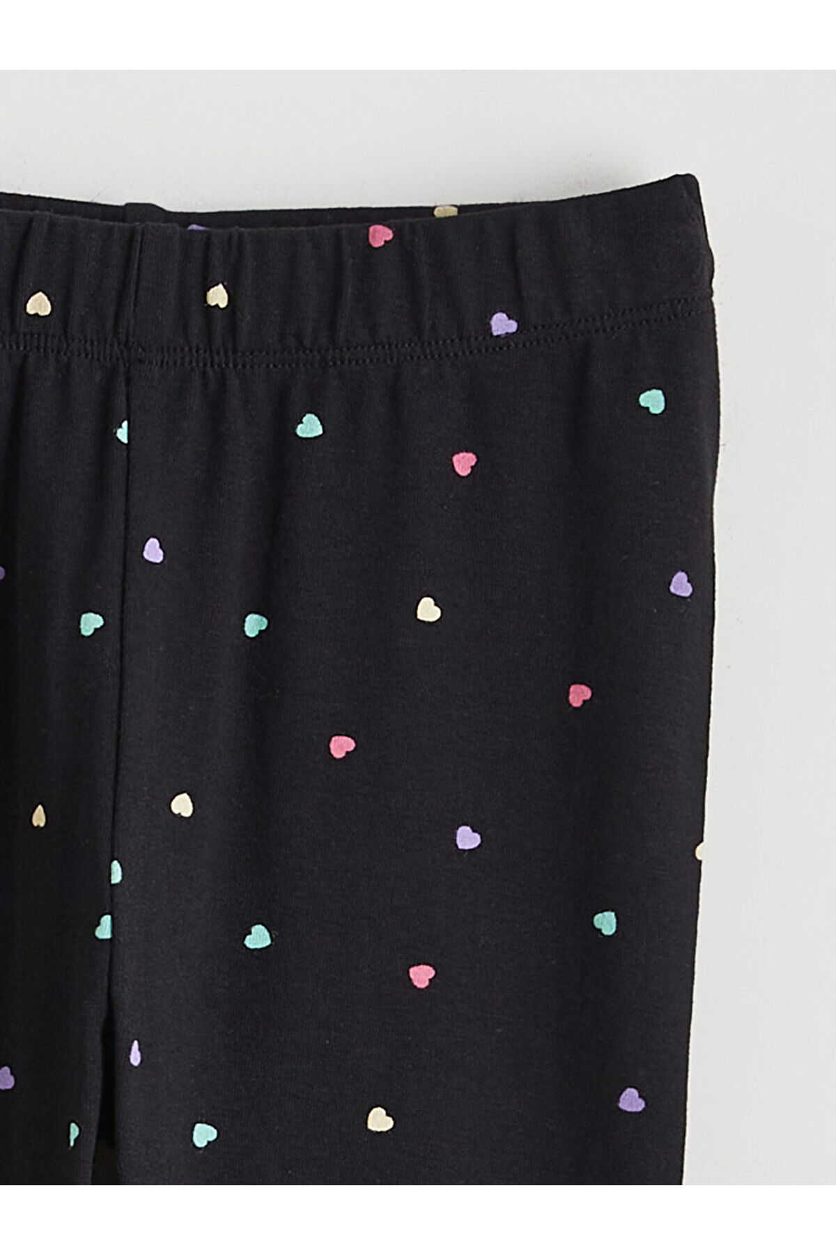 LC Waikiki Elsiva Collection Siyah Desenli Kız Çocuk Tayt fotoğrafı 2 (önizleme)