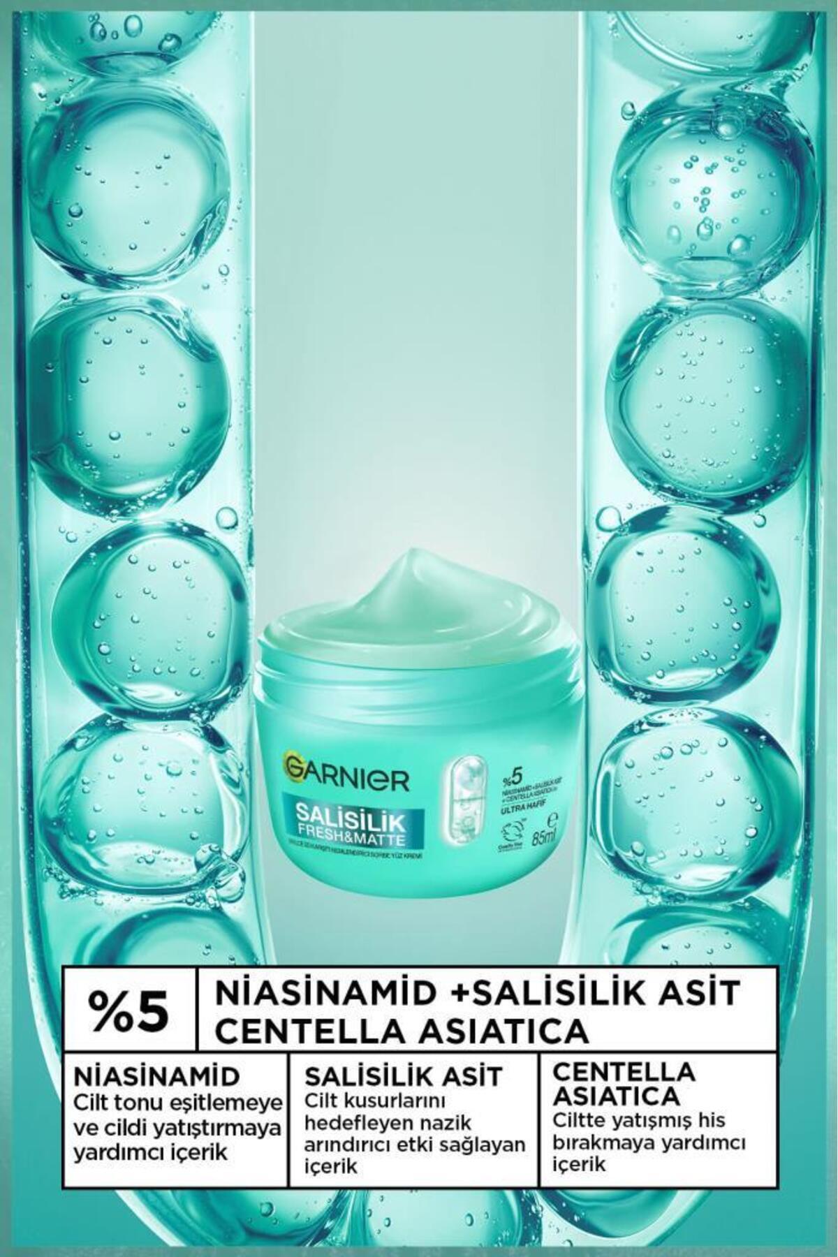 کرم صورت سوربت مرطوب کننده و ضد جای جوش سالیسیلیک اسید Fresh & Matte، ۸۵ میلی لیتر، گیاهی — ۳۶۰۰۵۴۲۶۶۳۳۴۲ — تصویر 4 از 9