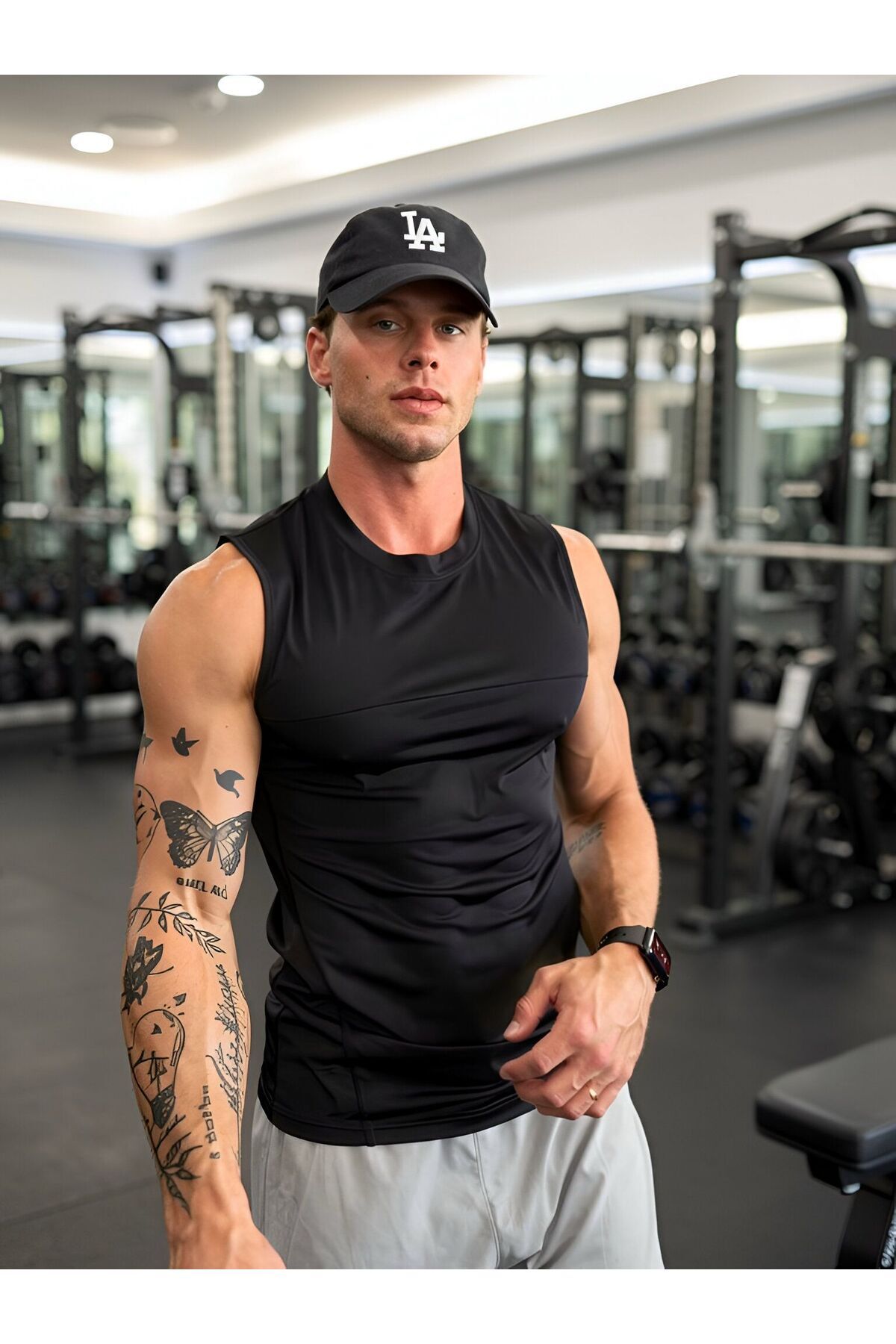 kalawear Erkek 3'LÜ Scuba Fit Gym Fitness Sporcu T-shirt görsel 5