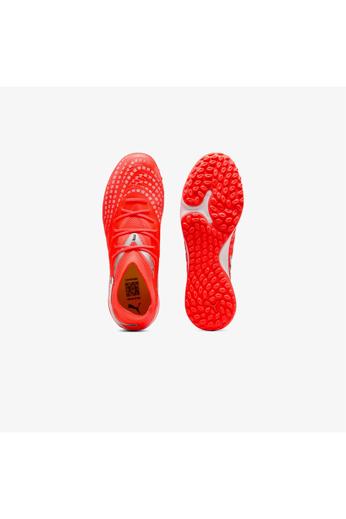 Puma Future 9 Match Tt Erkek Turuncu Halı Saha Kramponu görsel 4