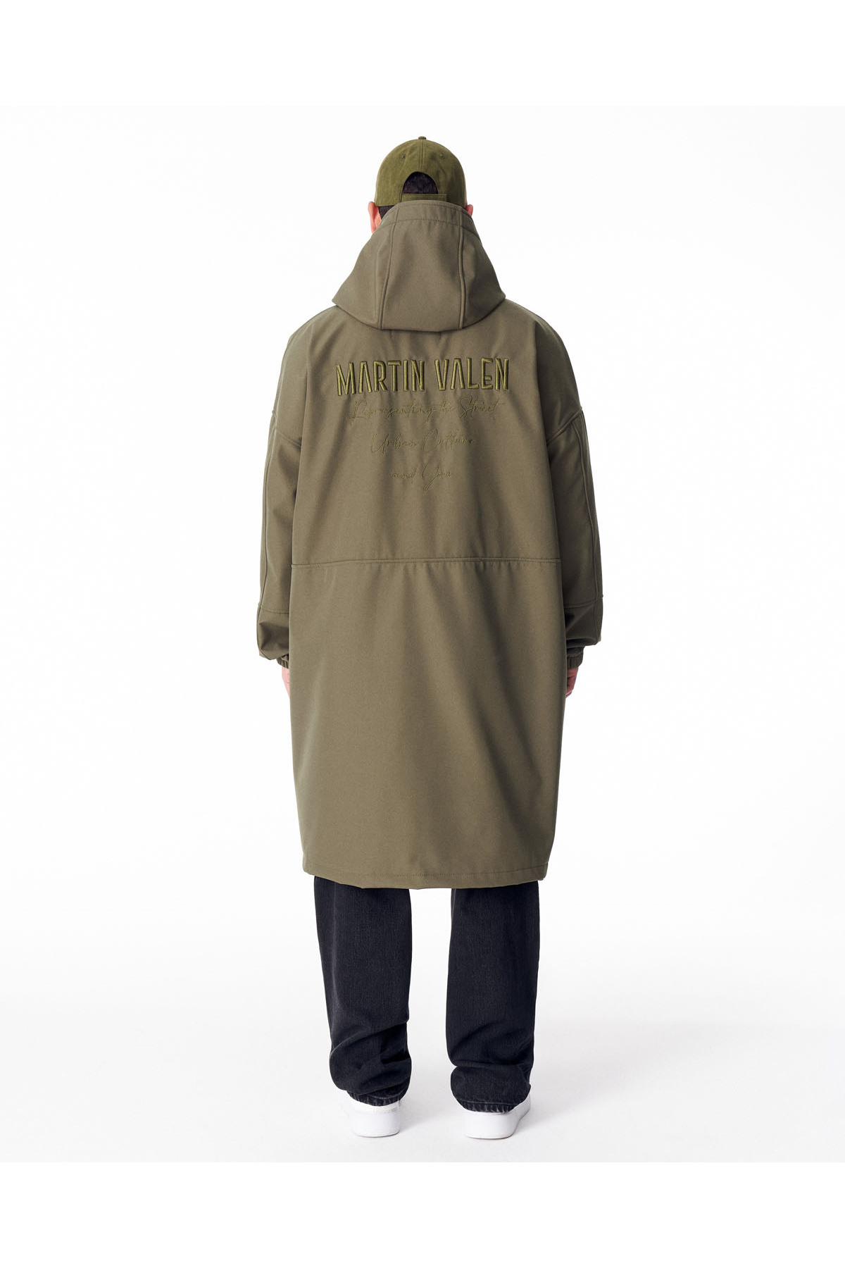 کاپشن بلند ضد آب مردانه مدل Softshell خاکی — خاکی OUT3501-haki — تصویر 2 از 8