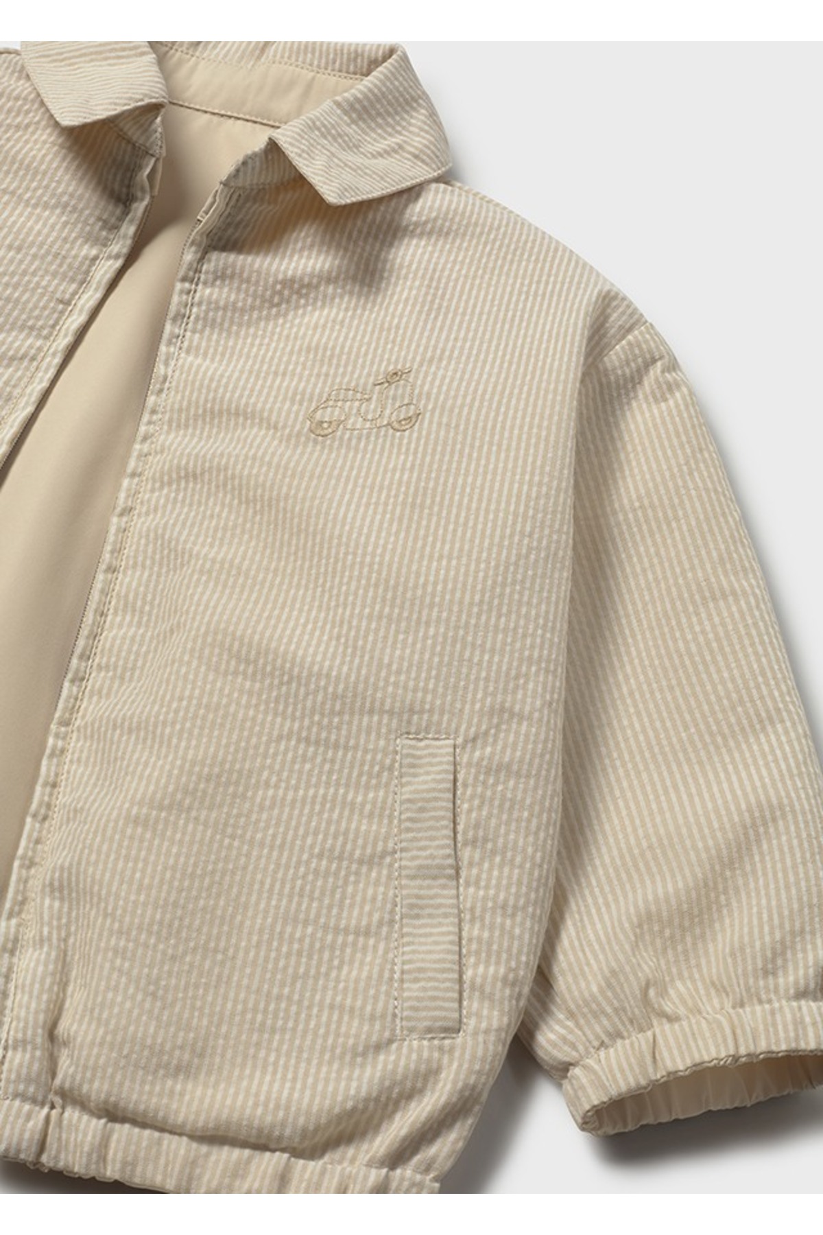 Mayoral Erkek Bebek Çift Taraflı Rüzgarlık Krem 1409 fotoğrafı 4 (önizleme)