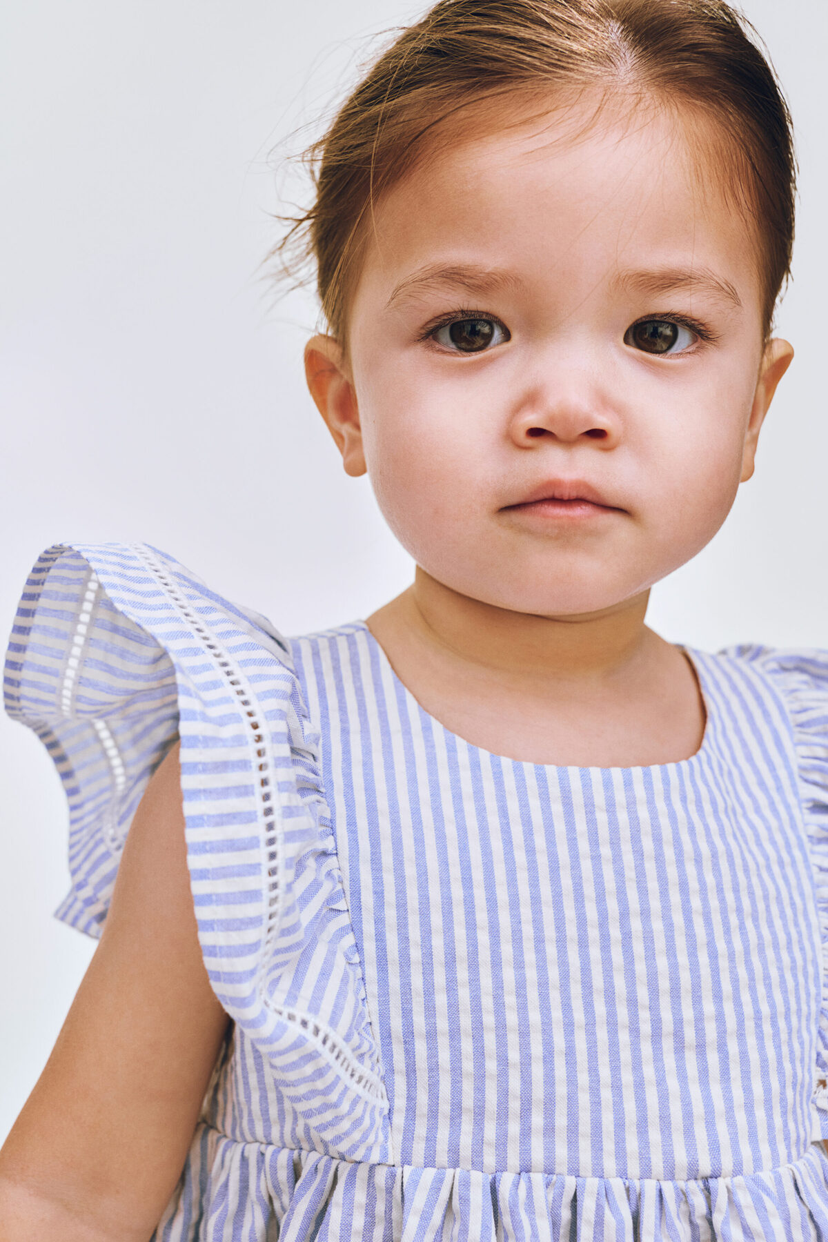 H&M Pamuklu ve Farbalalı Elbise fotoğrafı 3 (önizleme)