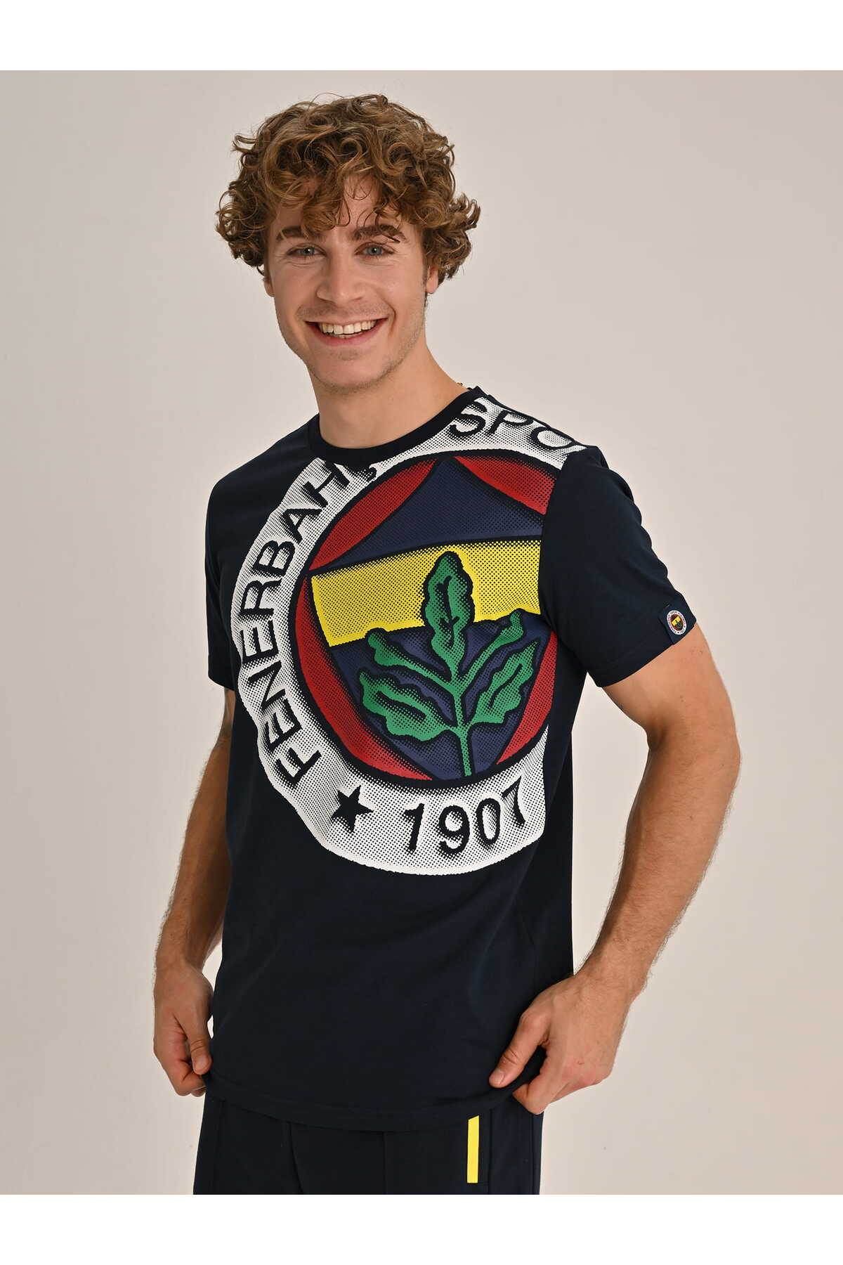 Fenerium ERKEK TRIBUN ALTI RENK LOGOLU TSHIRT görsel 3