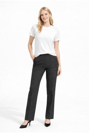 Bukalemun LEMUN Kadın Beyaz Premium % 100 Pamuk Çelik İnterlok Tişört