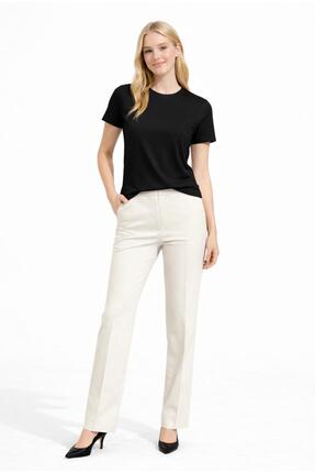 Bukalemun LEMUN Kadın Siyah Premium% 100 Pamuk Çelik İnterlok Tişört