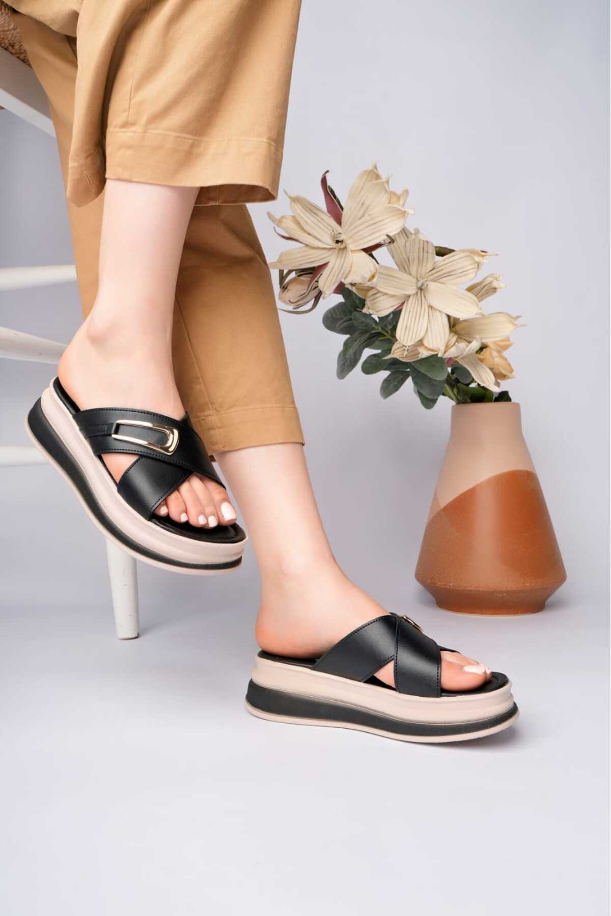 もこ3DL LEYDİ SHOES MAYA YANDAN TEK TOKALI TERLİK - Fiyatı, Yorumları