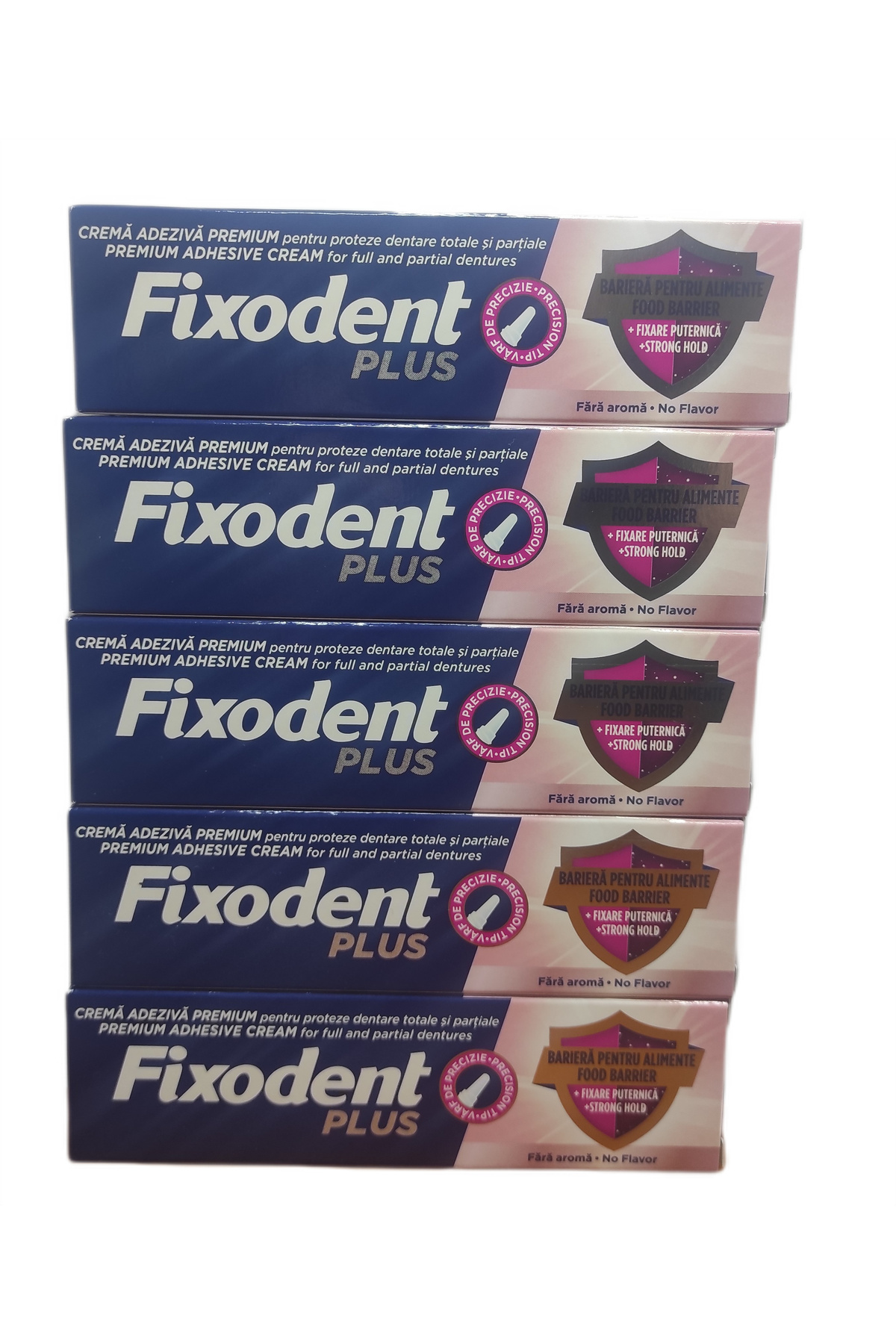 Fixodent PLUS GÜÇLÜ TUTUŞ + GIDA BARIYERİ DİŞ PROTEZ YAPIŞTIRICI KREM 40 GR ( AROMASIZ) X 5 ADET - Fiyatı, Yorumları