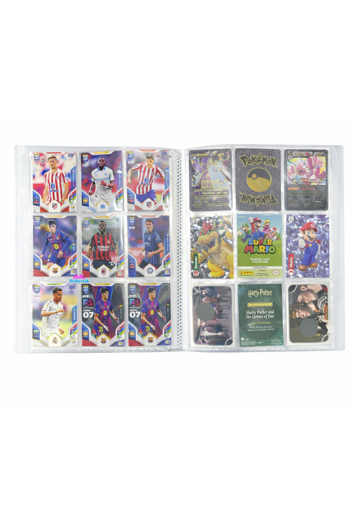 hediyecik Panini 540 Kartlık Koleksiyon Albümü – Şeffaf Kart Dosyası –Koleksiyon Oyun Kartı Albümü fotoğrafı 3 (önizleme)