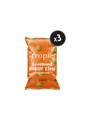 FROPİE Nohut Cipsi Kajun Baharatlı & Probiyotikli x3