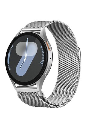 SilverCars Galaxy Watch 6 / 5 / 4 FE Uyumlu Manyetik Milanese Metal Kordon 40...