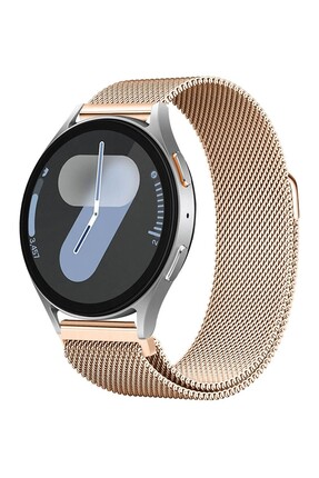 SilverCars Galaxy Watch 6 / 5 / 4 FE Uyumlu Manyetik Milanese Metal Kordon 40...