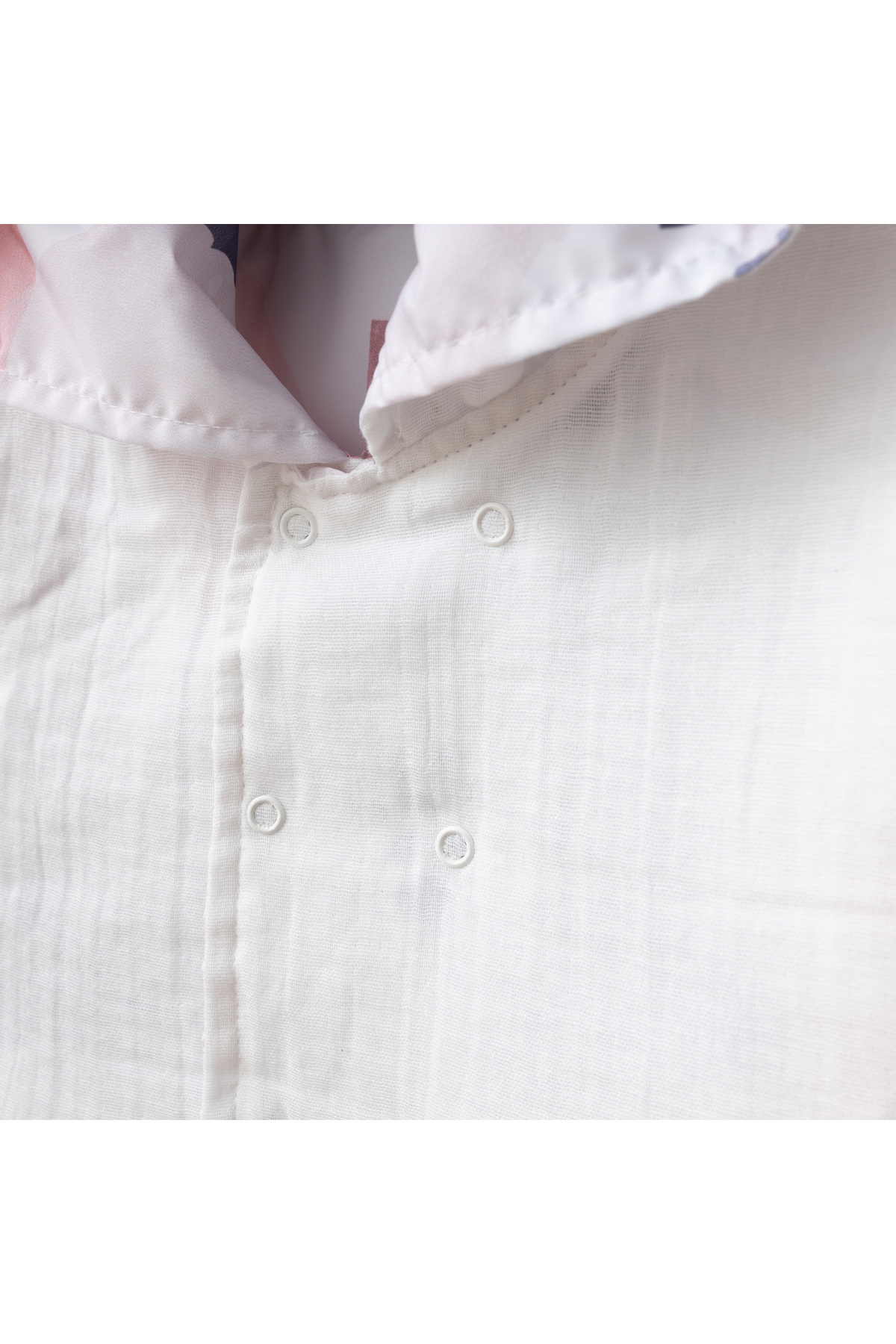 tinibud Terletmeyen Çift Taraflı Erkek Çocuk Yağmurluk 2-5 Yaş %100 Pamuk Müslin Astarlı fotoğrafı 5 (önizleme)