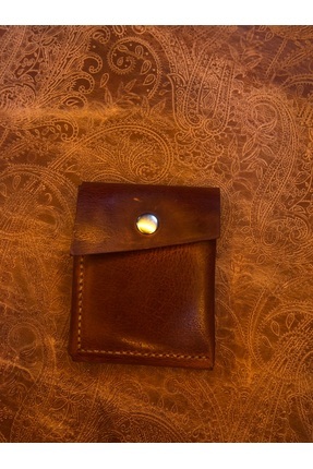 SavasDiLusso El Yapımı Dikey Cüzdan (Crazy Deri)
