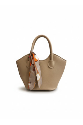 BUSSH PARİS FULAR DETAYLI ORTA BOY OMUZ ASKILI EL ÇANTASI