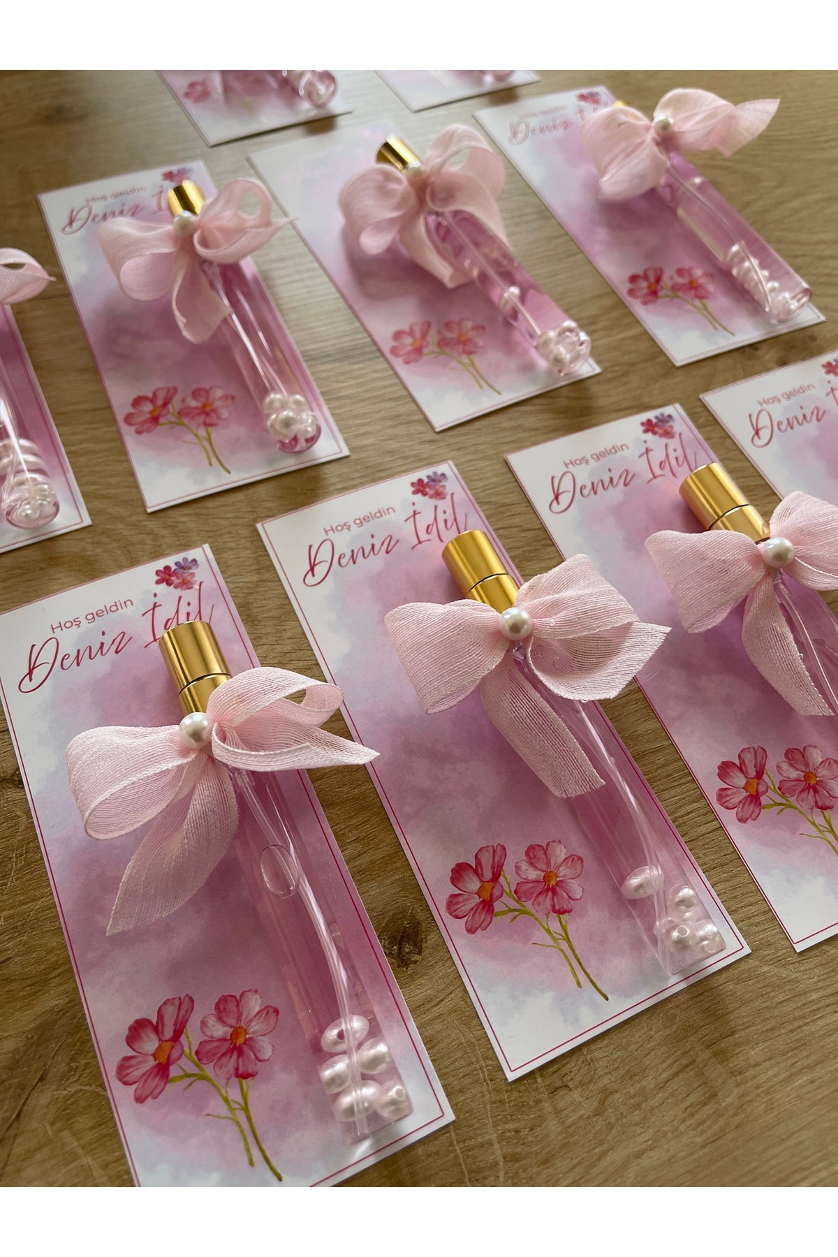 handmade candle house 10 Adet Kartlı Sprey Limon Kolonya Şişesi Doğum,Nişan Söz Hediyelikleri fotoğrafı 2 (önizleme)