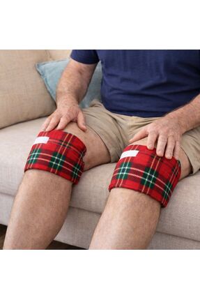 TODO HOME İkili Kiraz Çekirdeği Diz Terapi Bandı (Kırmızı) – Doğal Sıcak & So...