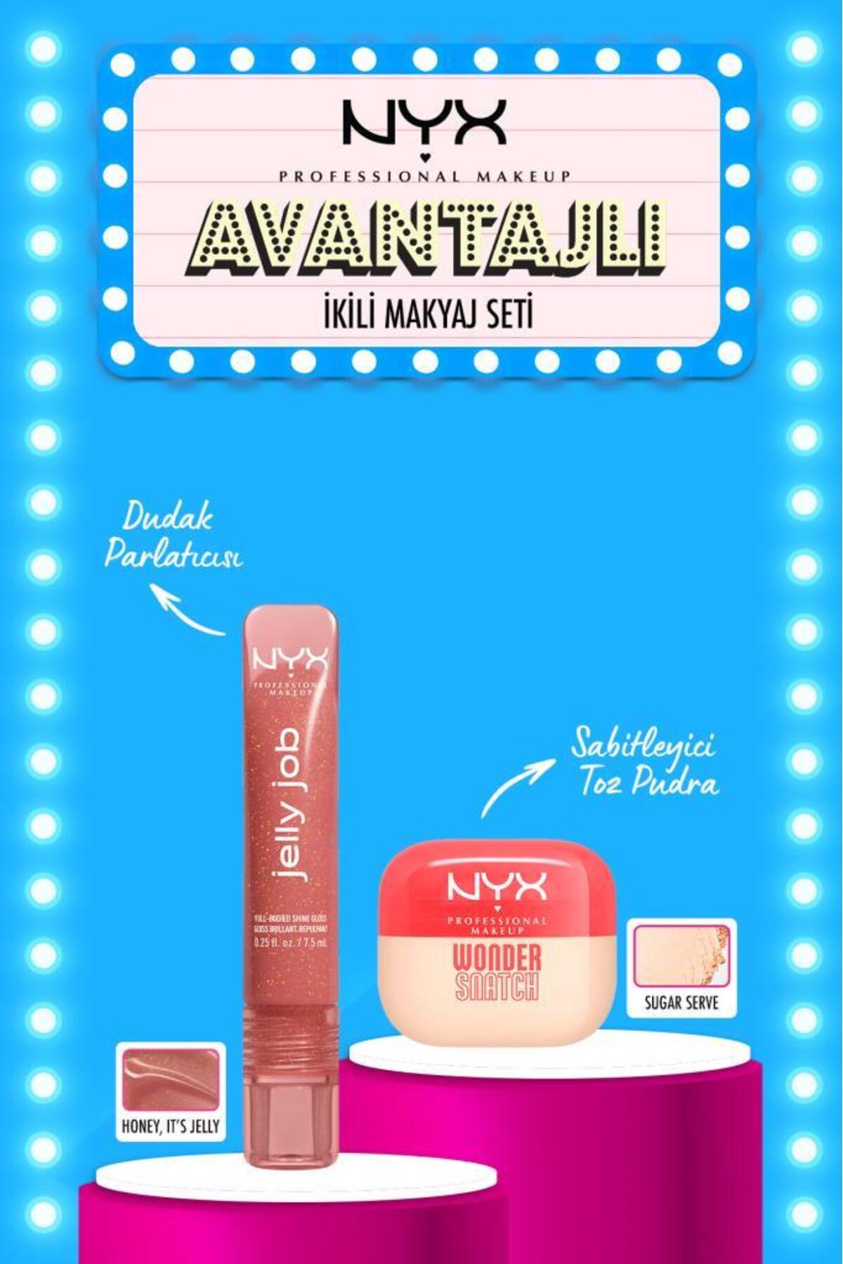 NYX Professional Makeup Jelly Job Dolgun ve Parlak Dudak Parlatıcısı 05 It