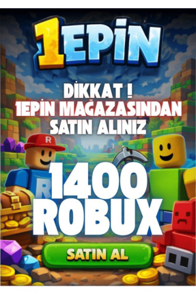 1epin Roblox 1400 Robux - USD