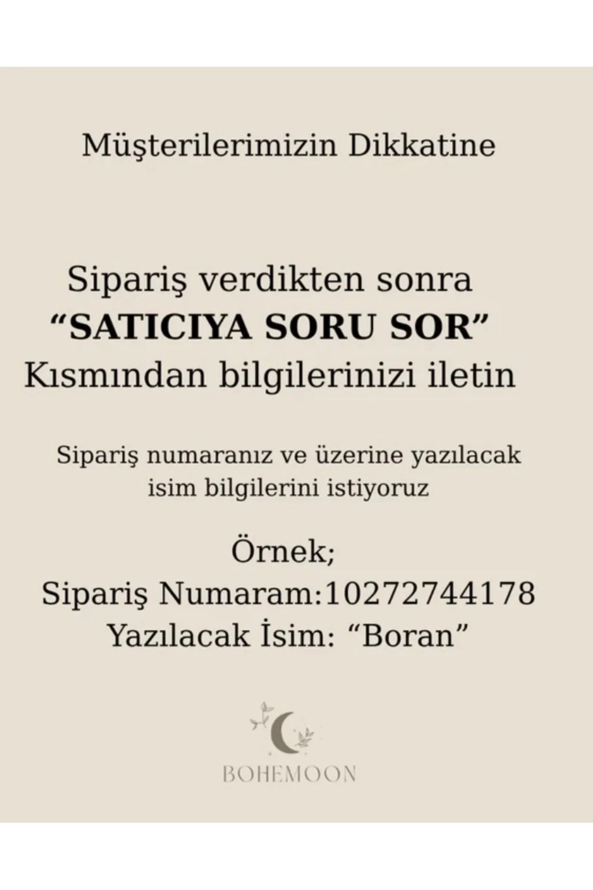 bohemoon Kişiye Özel İsim Nakışlı Teddy Bebek Yelek Krem fotoğrafı 2 (önizleme)