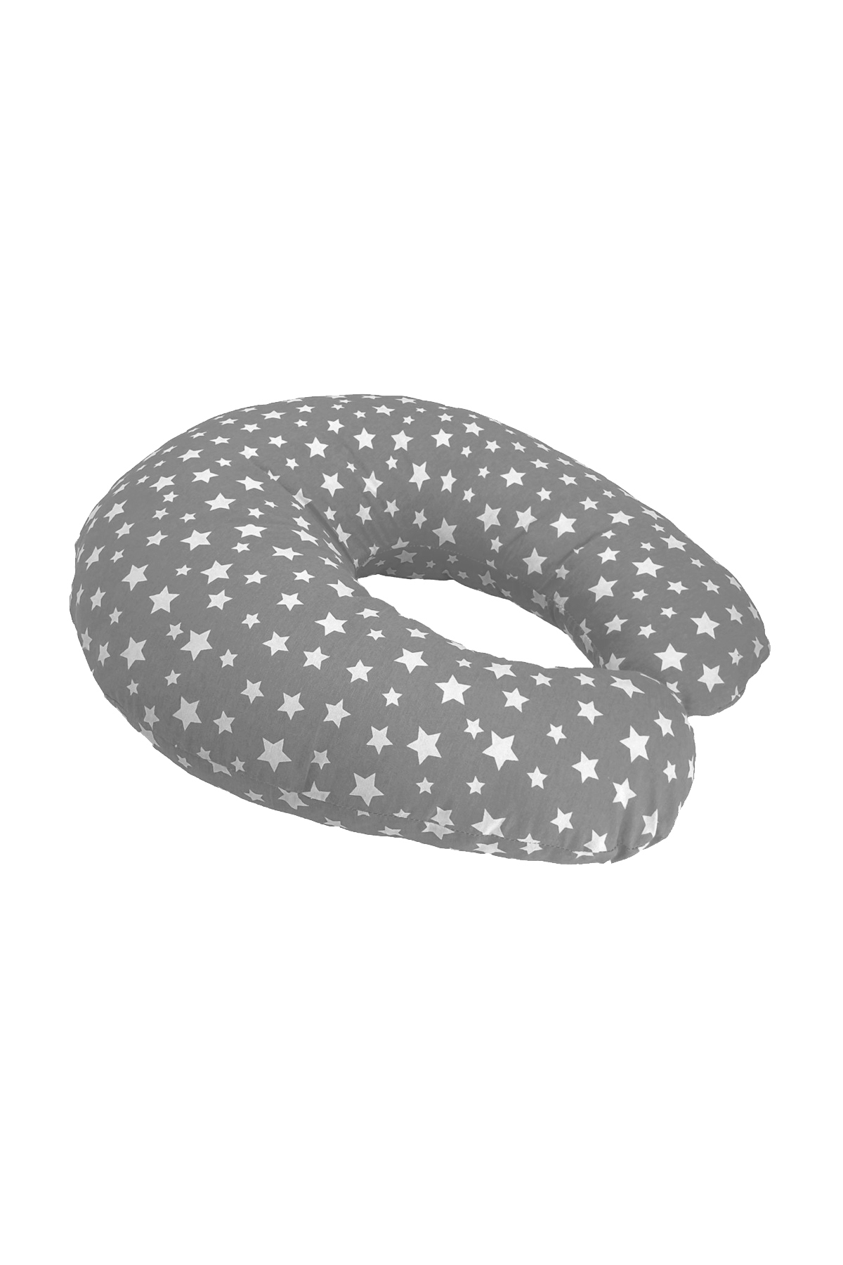 Bundeba Yenidoğan Gri Emzirme Yastığı Bebek Destek Minderi Hamile Anne Bebek Emzirme Yastığı Pamuklu fotoğrafı 2 (önizleme)