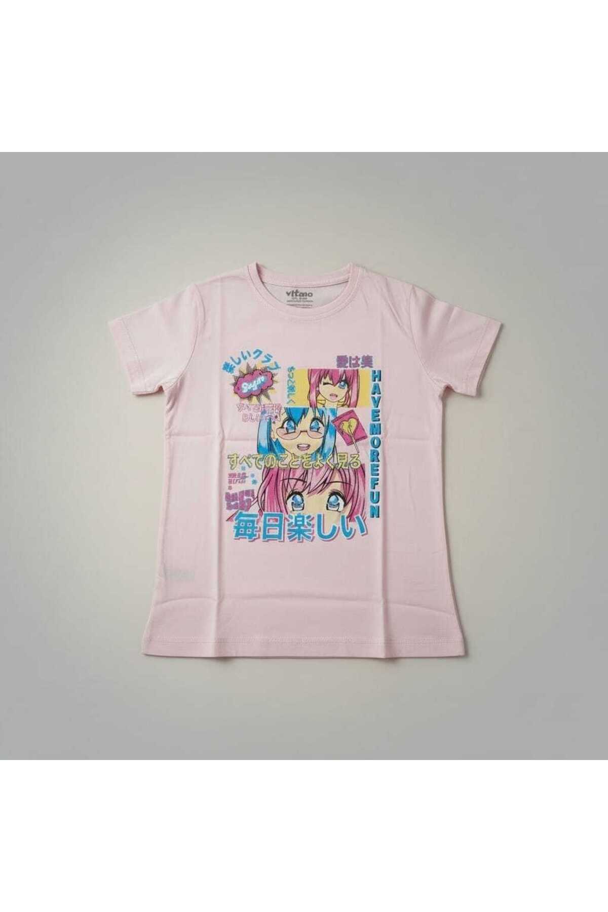 Ercahome tekstil HAVE MORE FUN BASKILI KIZ YAZLIK PİJAMA TAKIMI 6 /9 YAŞ fotoğrafı 2 (önizleme)