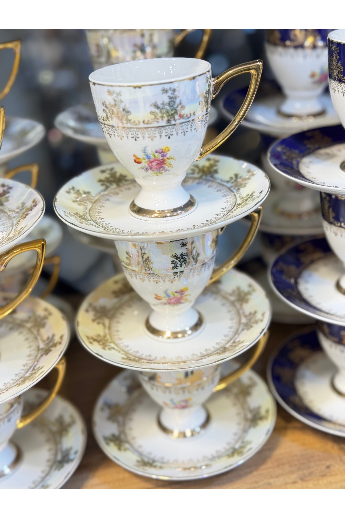 hediye ESTERHOMEDECOR 6 Kişilik porselen kahve fincan takımı - Fiyatı ...