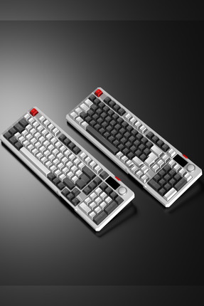 Rampage LOYAL Pro Beyaz/Gri 3 BT + 2.4 IPS Ekranlı Red Switch RGB Mekanik Kab...