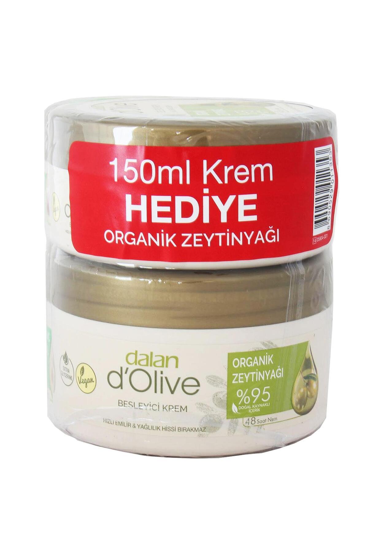D'olive Besleyici Organik Zeytinyağlı Kremi 250 ml 150 ml Hediye — dln8690529011353 — تصویر 2 از 2