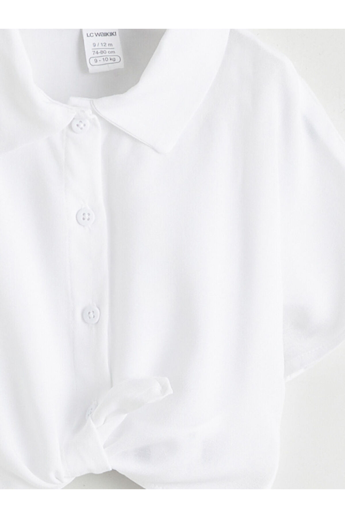LC Waikiki GiyÇık Store den Beyaz Bağlamalı Kız Çocuk Gömlek fotoğrafı 3 (önizleme)